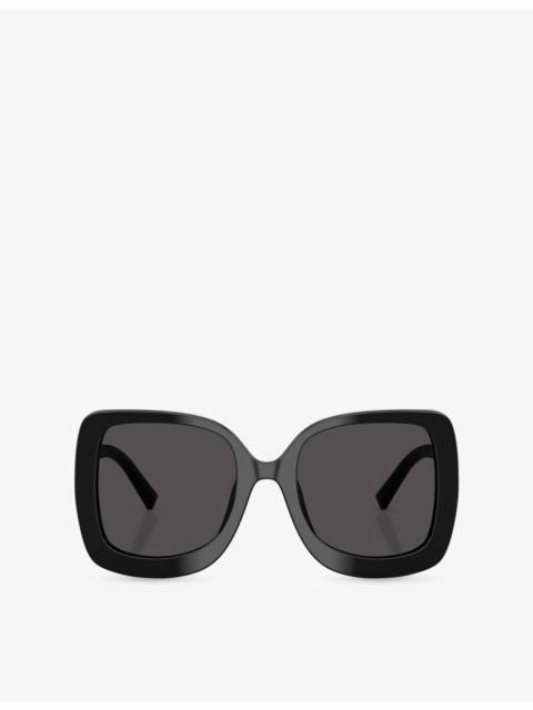 Dolce & Gabbana DG4513 Square-Frame Acetate Sunglasses