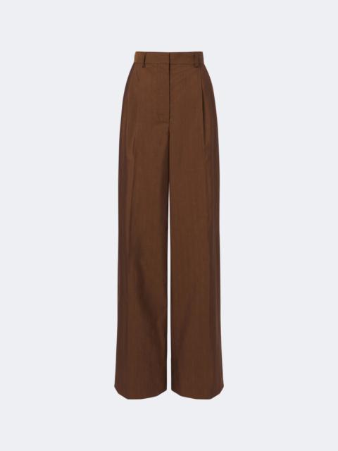 Stella McCartney Wool and silk wide-leg pants