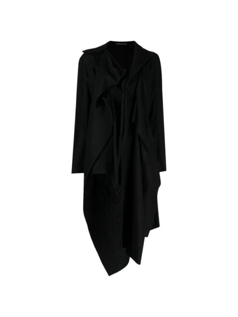 Yohji Yamamoto asymmetric wool jacket