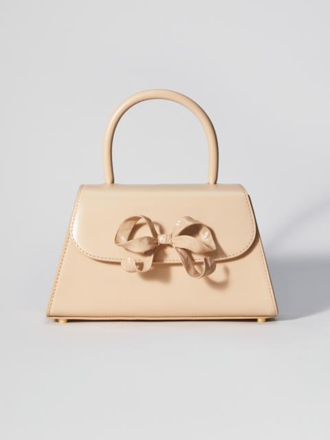 self-portrait The Bow Mini in Beige with Enamel