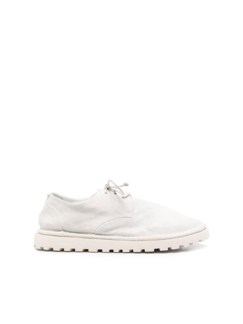 lace-up suede derby shoes