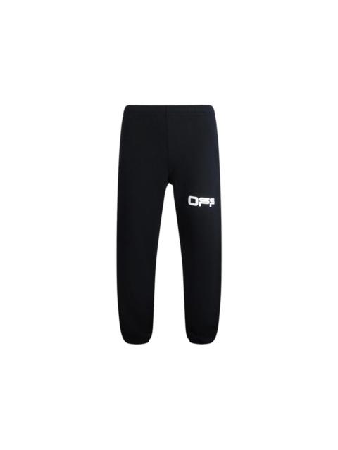 Off-White OFF-WHITE Airport Tape Logo Sweatpants Black