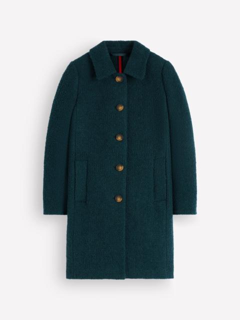 BODEN Aylesford Wool Coat-Teal Ocean