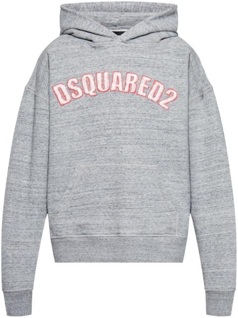 DSQUARED2 logo-embroidered hoodie