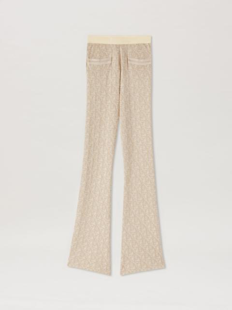 Palm Angels Monogram Jaquard Knit Pants