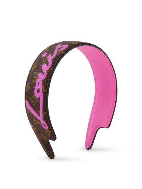 Louis Vuitton LV Script Headband