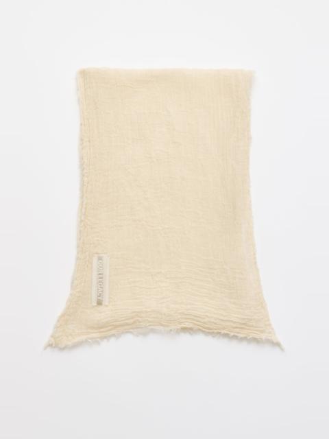Our Legacy Cottage Scarf Eggshell Crinkle Cotton