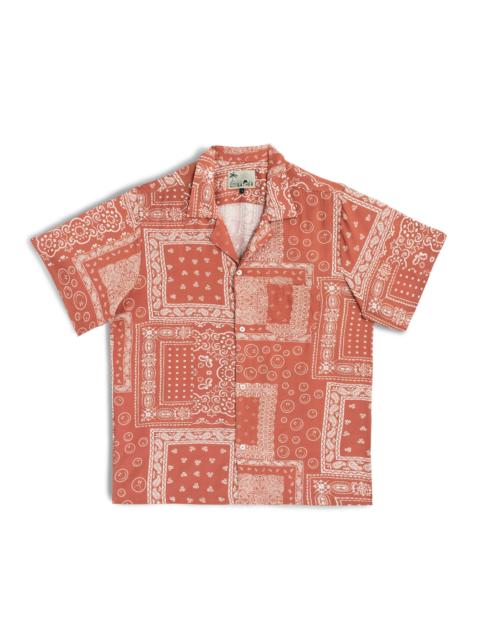 Bather Terracotta Bandana Camp Shirt