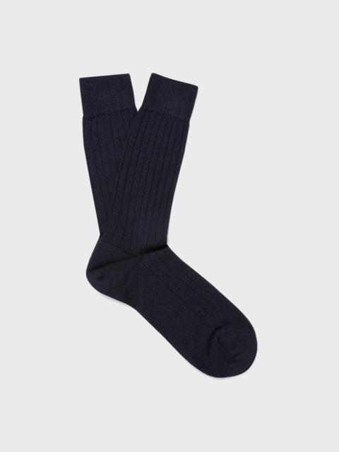 Sunspel Merino Wool Rib Socks