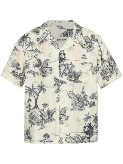 Zadig & Voltaire floral-print shirt