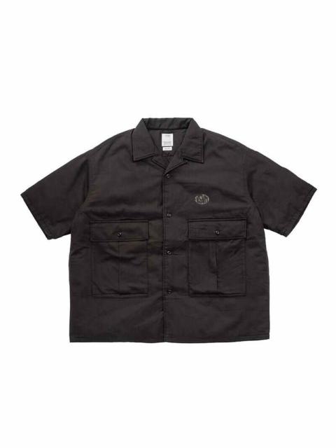 visvim CORNET DOWN SHIRT S/S BLACK