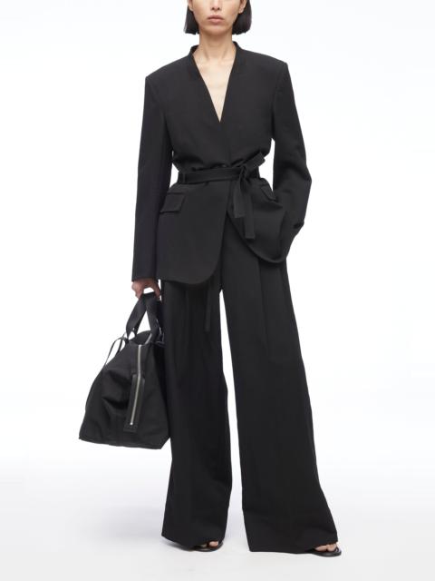 3.1 Phillip Lim Relaxed Wool Blazer With Waist Tie