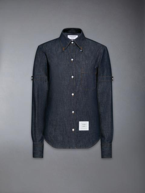 Thom Browne DENIM ARMBAND SHIRT