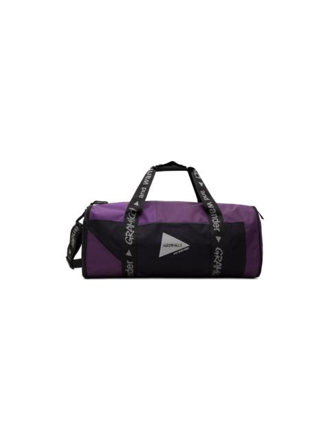 and Wander Purple Gramicci Edition Multi Patchwork Boston Duffle Bag