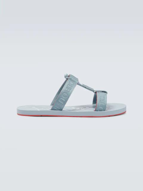 Christian Louboutin Surf jacquard sandals
