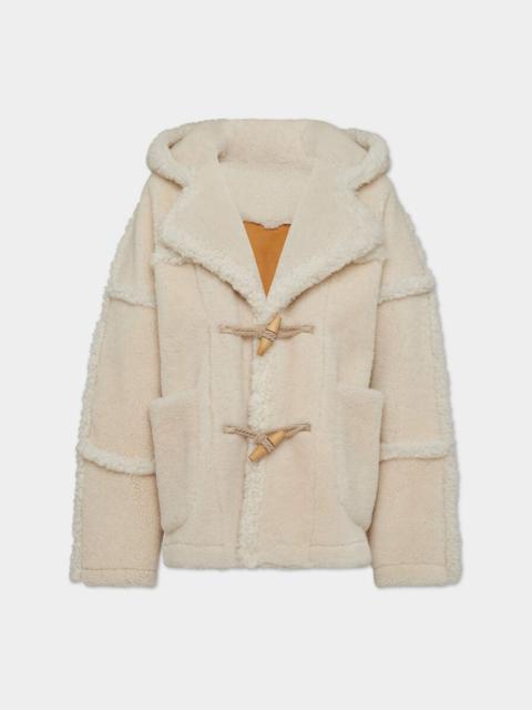 DSQUARED2 SHEARLING DUFFLE COAT