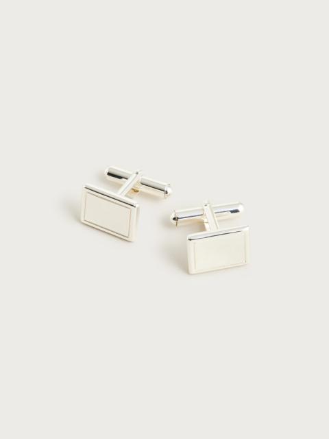 J.CREW Sterling silver rectangle cuff links