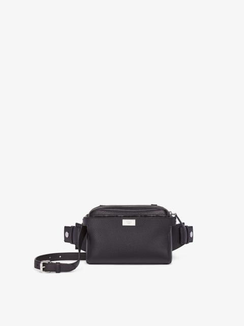 FENDI Black leather belt bag