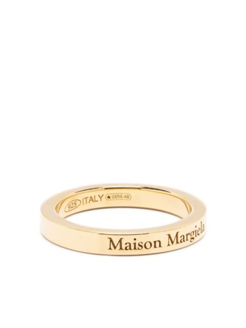 Maison Margiela engraved-logo ring