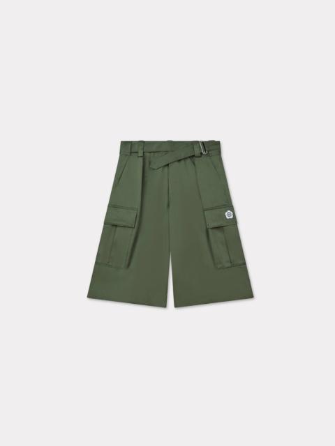 KENZO 'Boke Flower 2.0' army cargo shorts in cotton