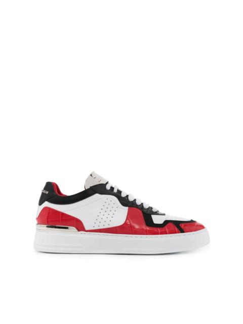 PHILIPP PLEIN colour-block low-top sneakers