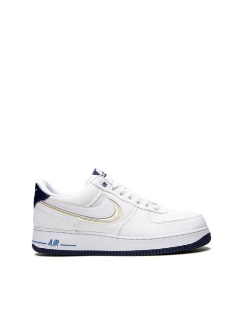 Air Force 1 PRM "White/White Fossil/Blue Void" sneakers