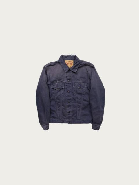 FULLCOUNT Type 3 Twill Jacket Damaged - Eggplant