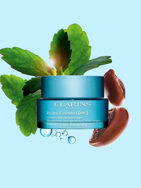 CLARINS Hydra-Essentiel Rich Face Cream with Hyaluronic Acid - Very Dry Skin
