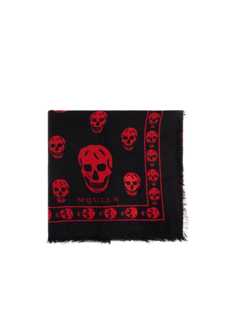Alexander McQueen Classic Skull-print scarf