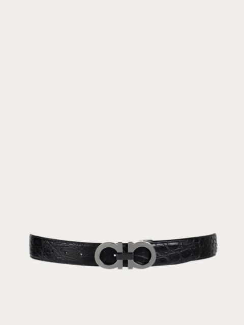 FERRAGAMO Adjustable Gancini belt