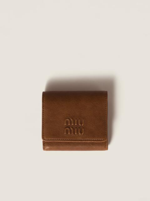 Miu Miu Small nappa leather wallet