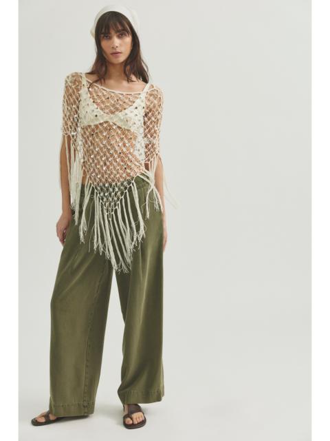 FREE PEOPLE Tidal Moon Low-Rise Pull-On Pants