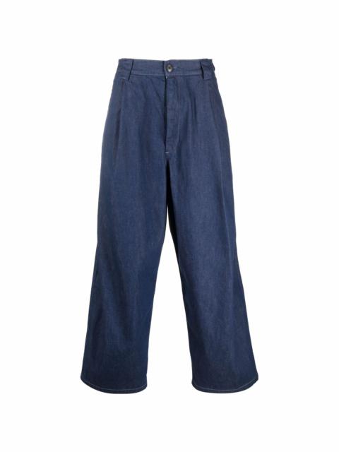 Denim Family wide-leg jeans