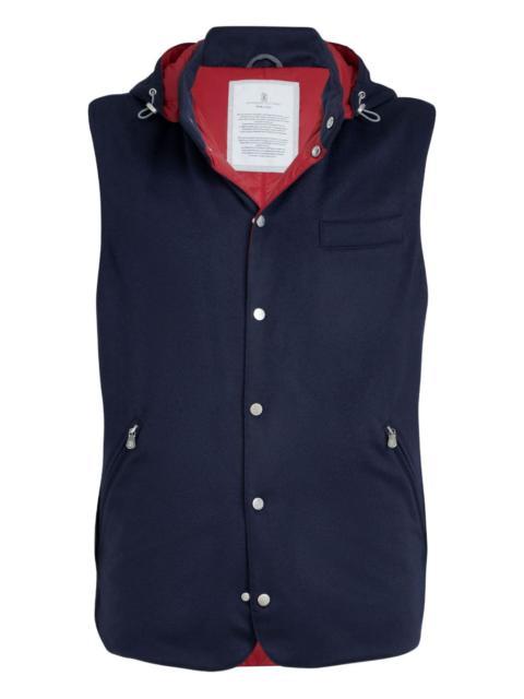Brunello Cucinelli detachable-hood gilet