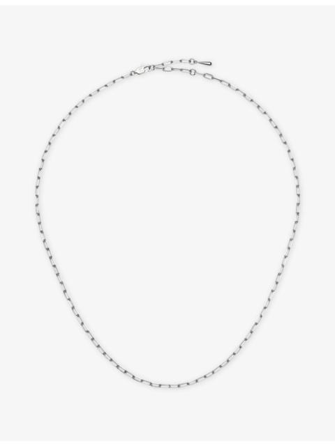 MISSOMA Mini Paperclip Chain Platinum-Plated Stainless-Steel Necklace