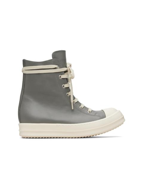 Rick Owens Gray Temple Sneakers