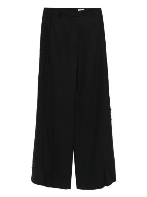 FILIPPA K lace-trim trousers