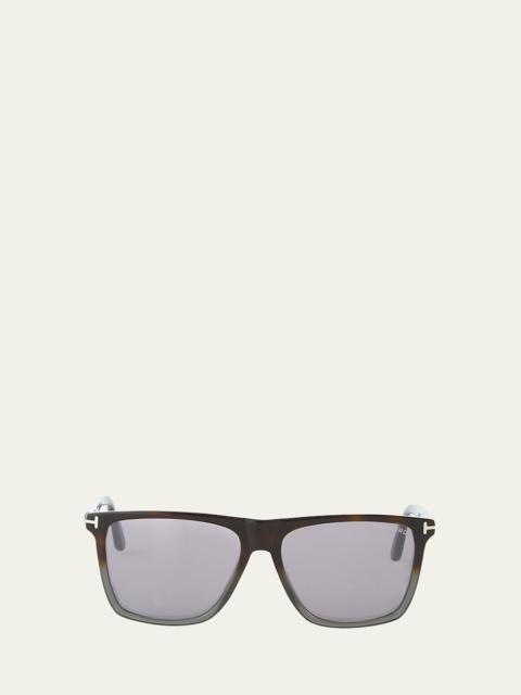 TOM FORD Men's Fletcher Square Plastic Sunglasses