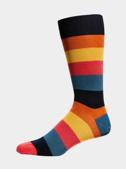Paul Smith Men's Artist Stripe Socks