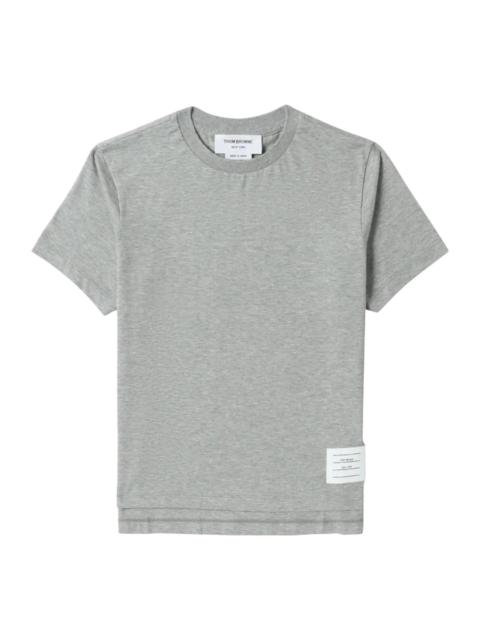 Thom Browne Jersey Relaxed Side Slit Tee Women