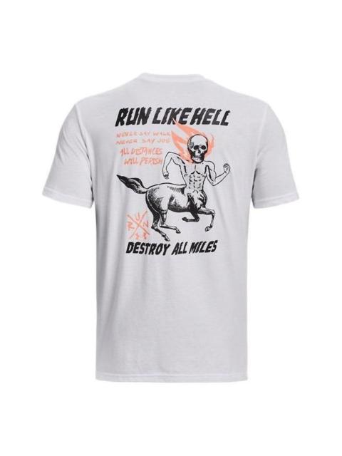Under Armour Under Armour Run Like Hell T-shirt 'White' 1376972-100