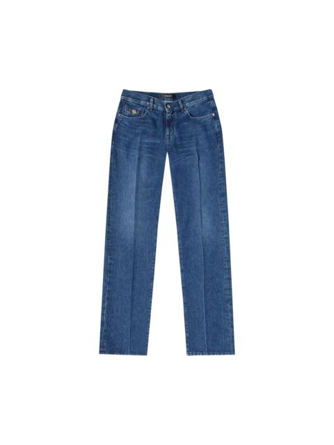 VERSACE Versace Mitchel Fit Denim Pants 'Washed Medium Blue'