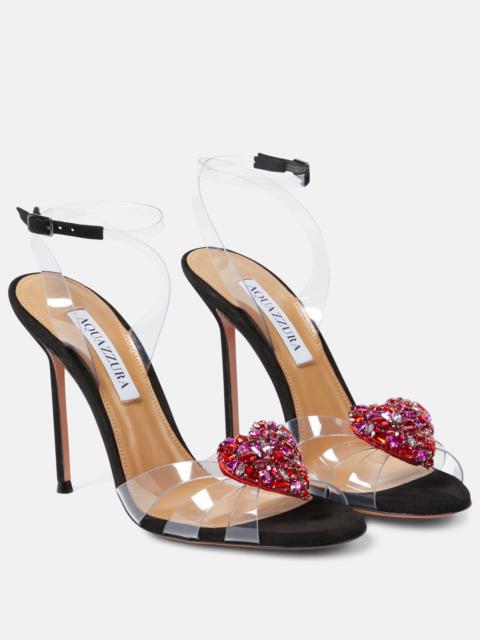 Love Me 105 embellished PVC sandals