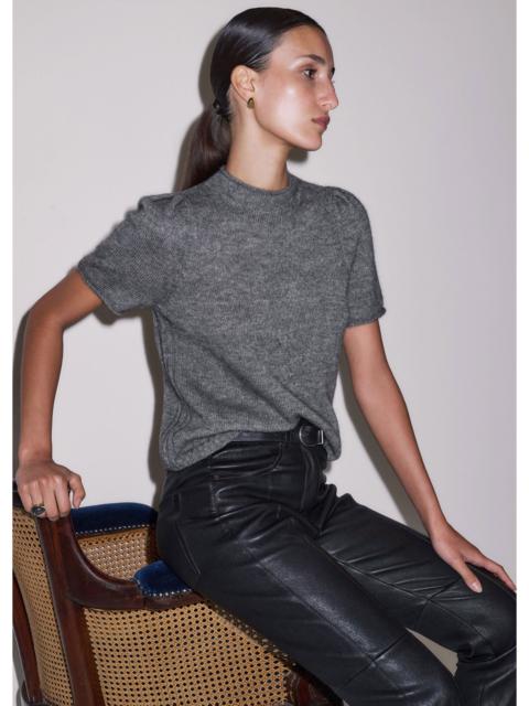 ME+EM Pouf Sleeve Knit Tee