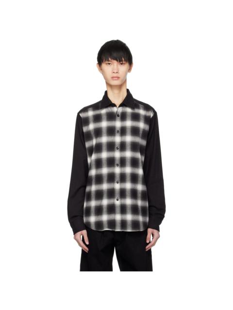 Noah Black Plaid Shirt