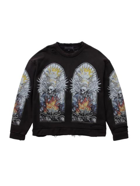 WHO DECIDES WAR SKULL PULLOVER
