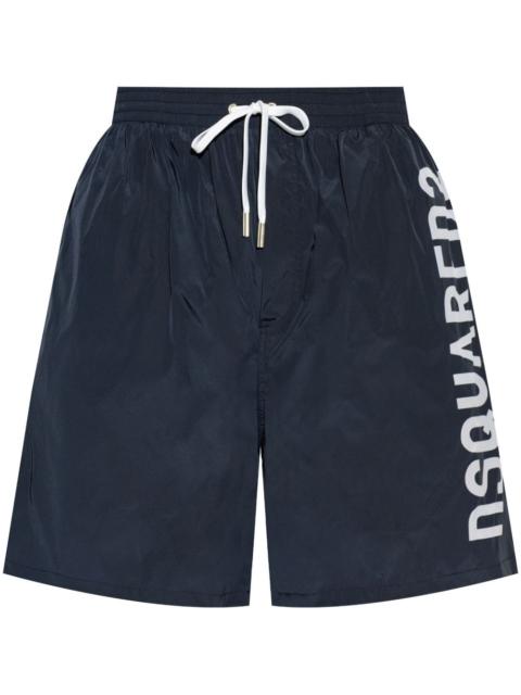 DSQUARED2 logo-print swim shorts
