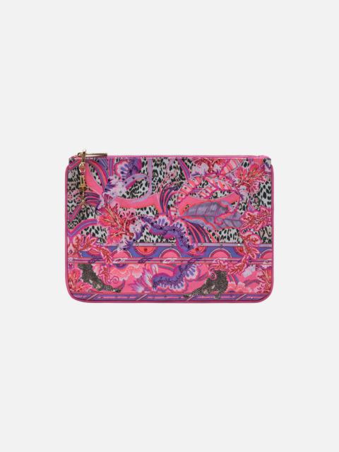 CAMILLA SMALL CANVAS CLUTCH