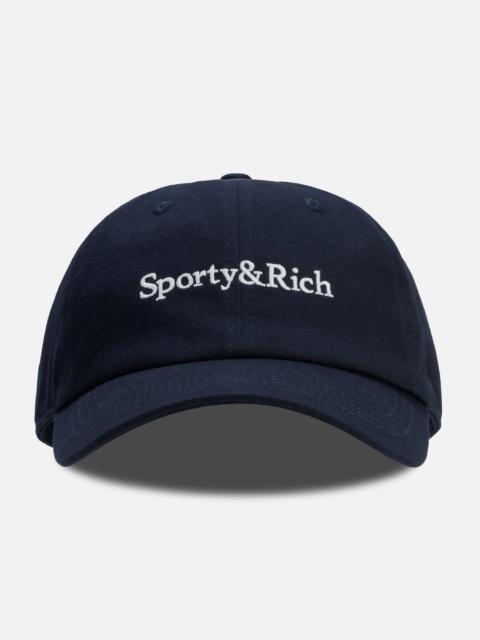 Sporty & Rich MAEVE SERIF LOGO HAT