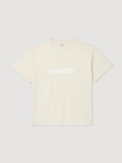 Sandro Oversized logo T-shirt